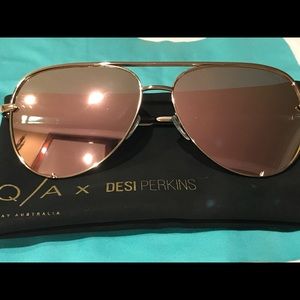 Quay Desi Perkins Sun Glasses. New without tags.